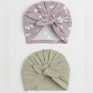 H&M baby turbans 2 pack